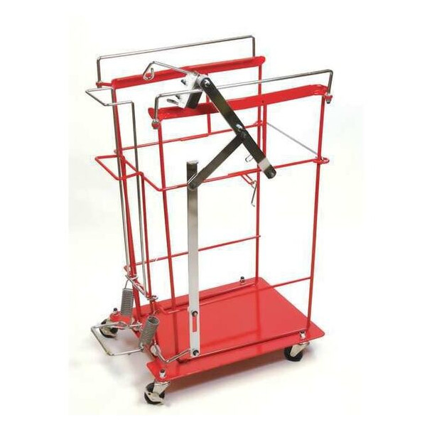 Covidien Wire Cart,Steel,Red 8991FP