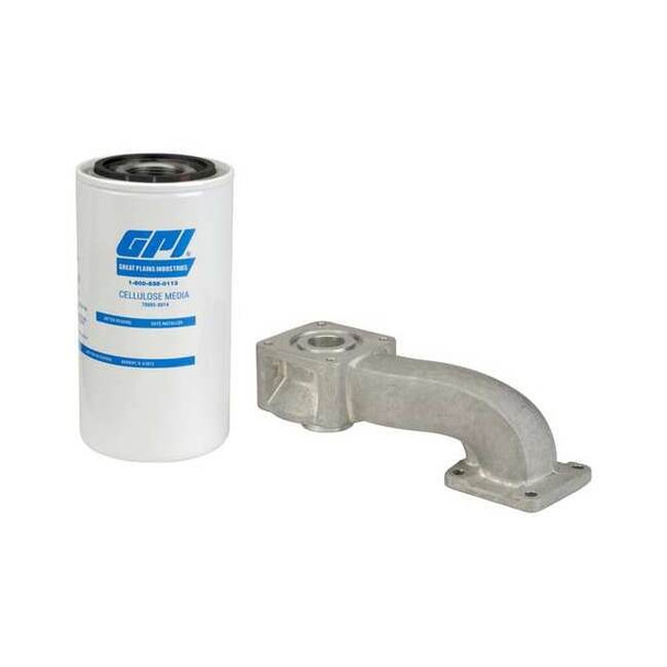 Gpi Fuel Filter Kit, 10micron, 25 gpm, 50psi, 8 in L 129500-01