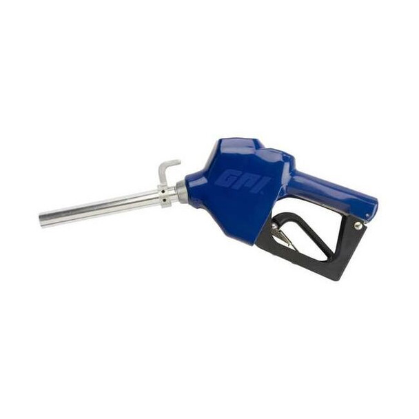 Gpi Fuel Nozzle, Blue, Straight, 17 in Aluminum Spout 110121-8