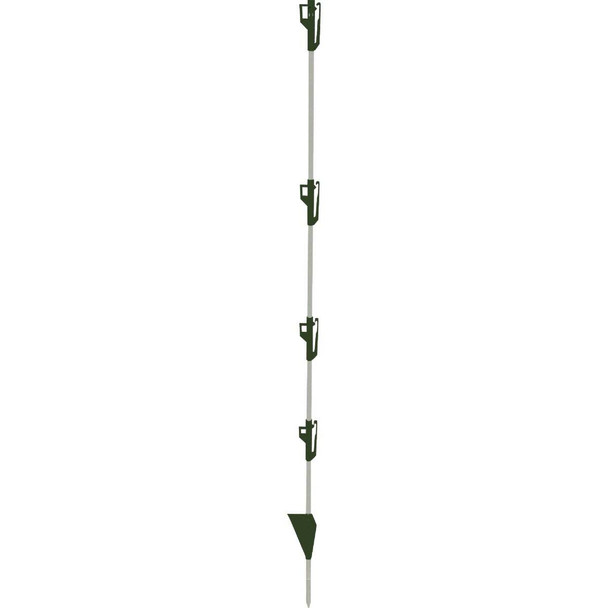 Dare 4 Ft. x 3/8 In. White Post with Step Plate 3650