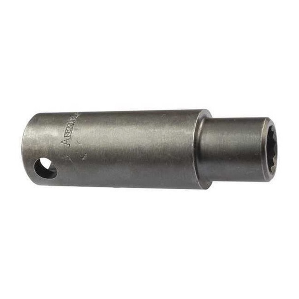 3/8 in Drive Socket Extra Deep Socket, Oiled, Extra Deep,3/8" Dr.,3/4