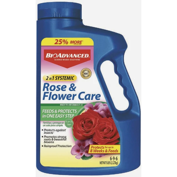 BioAdvanced 2-In-1 5 Lb. Granules Rose & Flower Care Granules 701100A