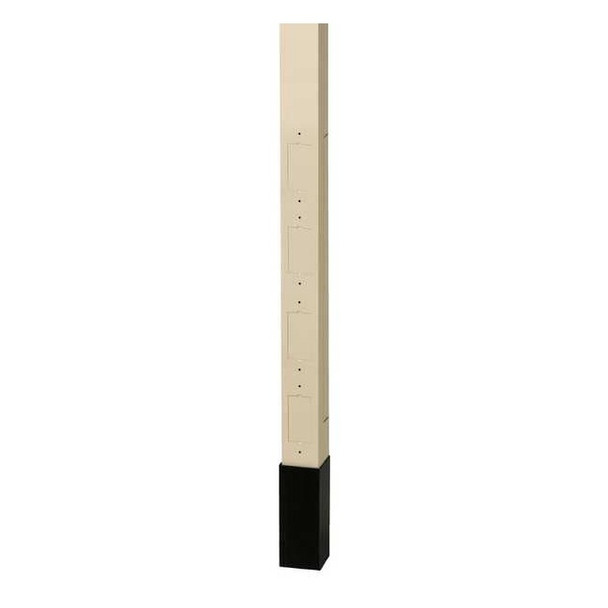 Alum Service Pole,Ivory,Includes Divider
