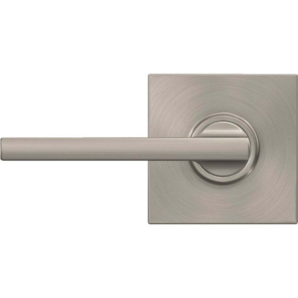Schlage F Series Latitude Lever Collins Satin Nickel Hall & Closet Lock