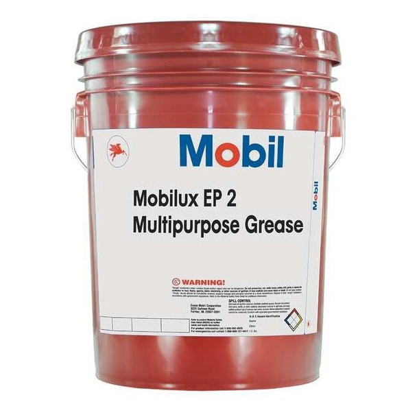 Mobil 5 gal., Pail, Mineral, Tan 105763