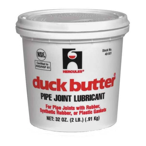 Hercules Lubricant, 2 lb, Jar, 120 Degrees F Max Op Temp, Not Rated, Amber 40501