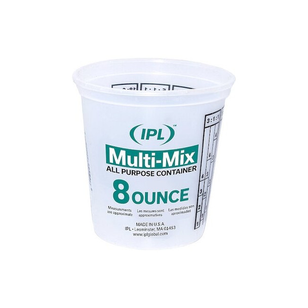 Leaktite Paint Mix and Measure Container,Cap. 8oz 1000873