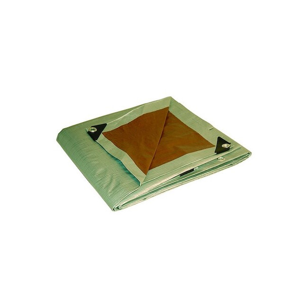 Manufacturer Varies 10 mil Tarp, Brown, Silver 21620
