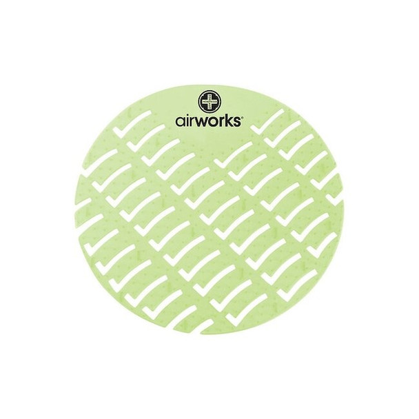 Air Works UrinalScreen,Round,Green,HerbalMint,PK60 AWUS002-BX