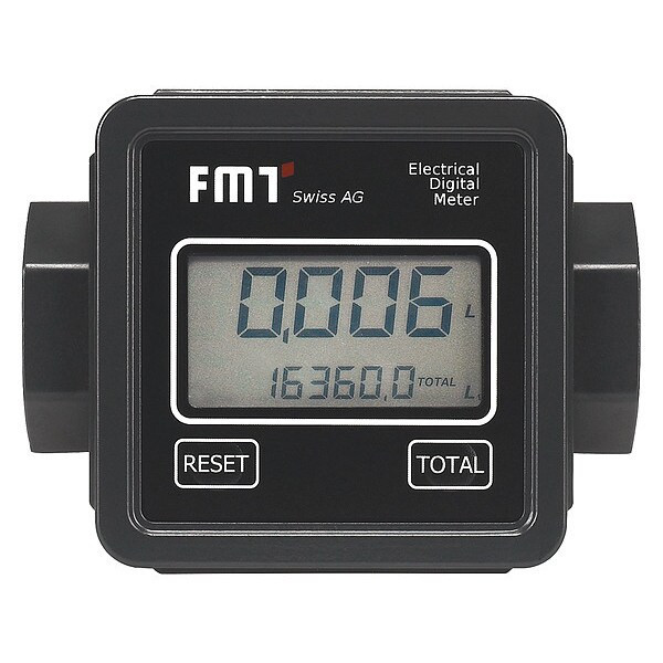 Blue Def Inline Digital Flow Meter,7" L,6" W,4" H DEFMTR