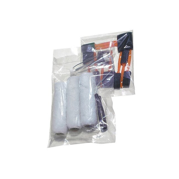 Manufacturer Varies Open Poly Bags, 12" x 5", 2 mil, Clear, None, 1000 PK 5DGT8
