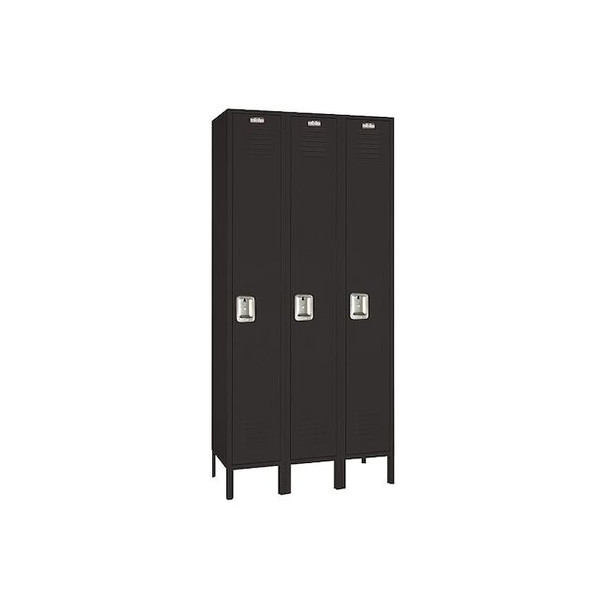 Lyon Wardrobe Locker, 36 in W, 15 in D, 78 in H, (1) Tier, (3) Wide KKC50323