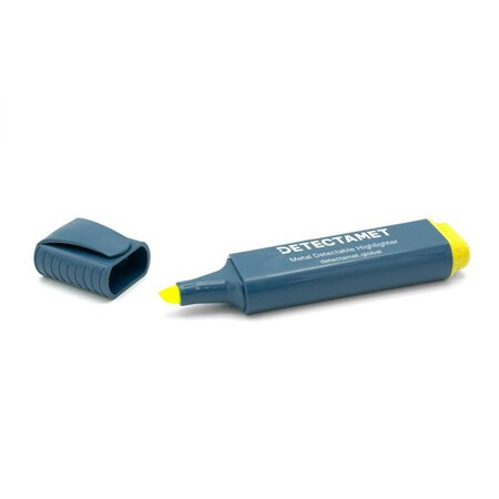 Detectamet Detectable Highlighter,Yellow Ink,Chisel Tip,PK5 150-A06-P05-A08