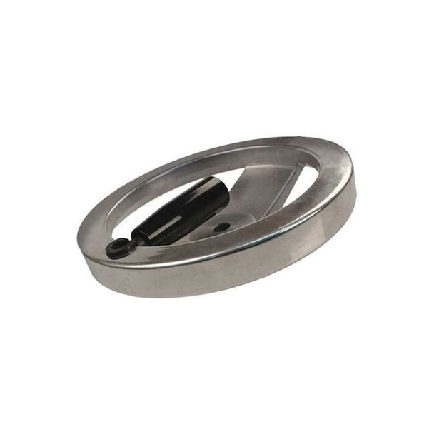 Manufacturer Varies Two Spoke Wheel,6.00" Diameter,Silver 30726P