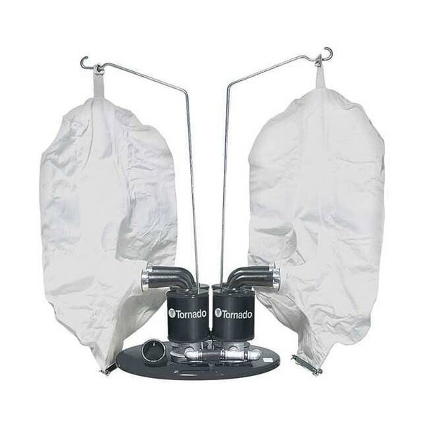 Tornado Dual Head Pneumatic Vacuum Head, Standard Filter, 160 cfm 98696