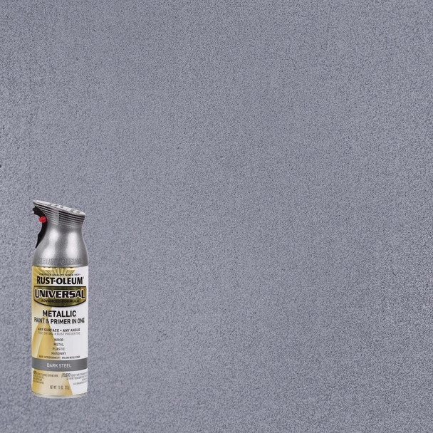 Rust-Oleum Universal 11 Oz. Metallic Dark Steel Spray Paint 262662