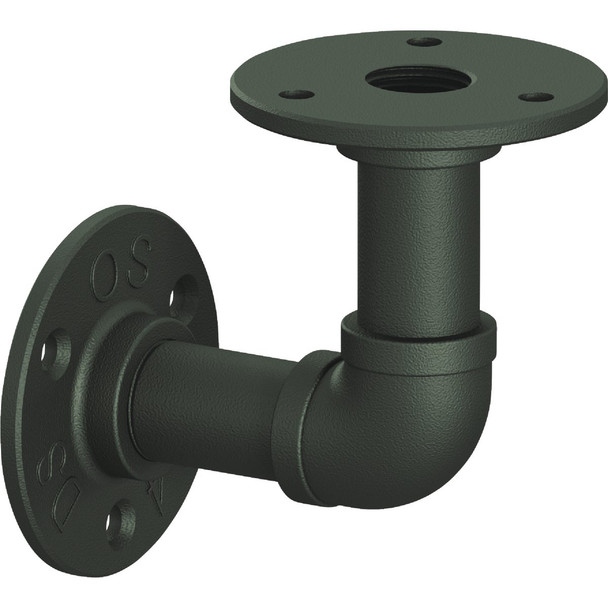 Knape & Vogt Birmingham 4 In. Industrial Elbow Pipe Shelf Bracket RP-201BREL-4IN