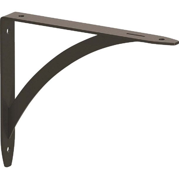 Knape & Vogt Elegante 7 In. Black Decorative Bracket RP-0053-7BK
