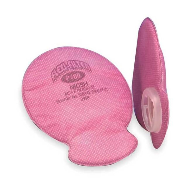 Msa Safety Filter, Flexi-Filters, Magenta, Bayonet, MSA Advantage(TM) 818344