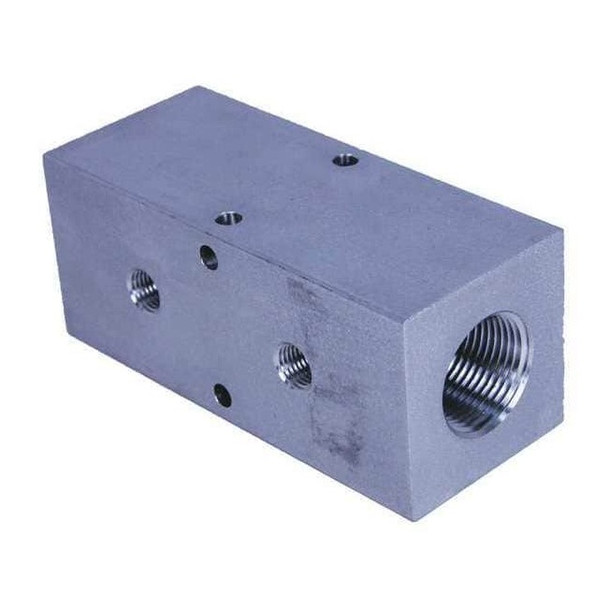 Pneumadyne Pipe Manifold Fitting, Aluminum, 1 in M40-500-2-90