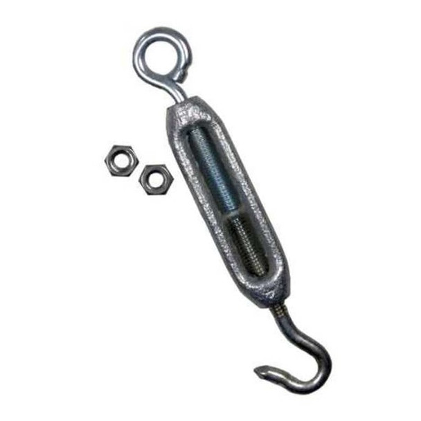 J-Hook Turnbuckle â€“ Carbon Steel, 7.75 in, for Cable Pull Safety Switches