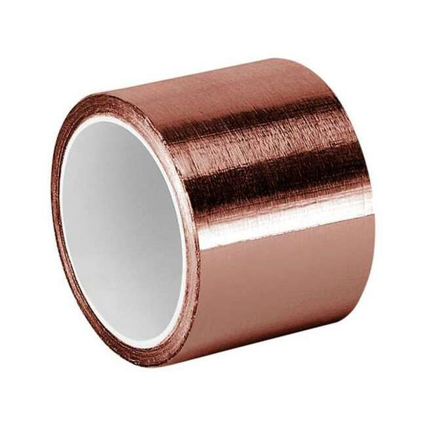 Tapecase Conductive Electrical Tape, Copper, 6 yd L 15D563