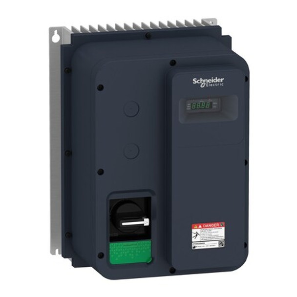 Schneider Electric Variable FrequencyDrive,500V,Black/Green ATV320U22N4WS