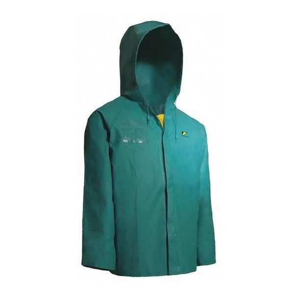 Onguard Chemtex Rain Jacket,Attchd Hood,Green,3XL 7103400