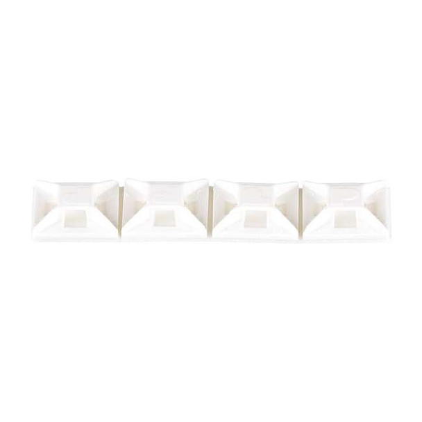 Panduit Cable Tie Mount,Adhesive Backed,PK100 ABM1M-AT-C