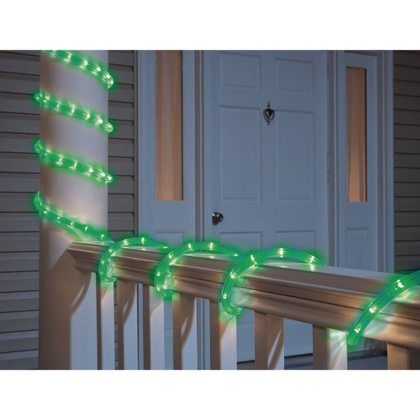 Sylvania 9 Ft. Green LED Rope Light Set, 70 Green LEDs 55045-74