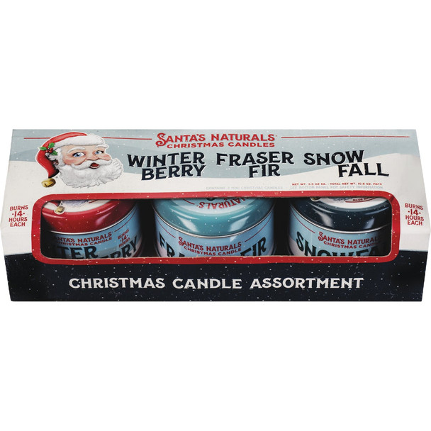 Santa's Naturals 3.5 Oz. Sampler Trio (3-Pack) SN013-MIX-C6