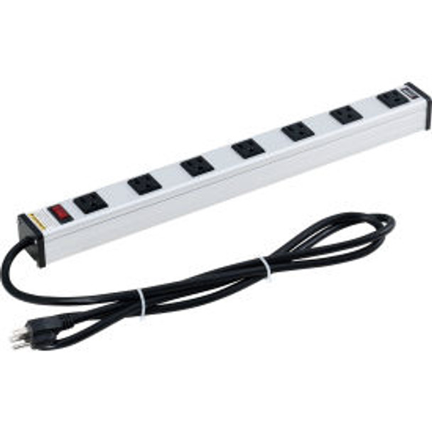 Global Industrial Surge Protected Power Strip 7 Outlets 15A 450 Joules 6' Cord