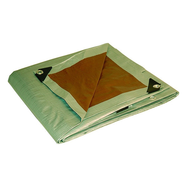 Manufacturer Varies 10 mil Tarp, Brown, Silver 21020