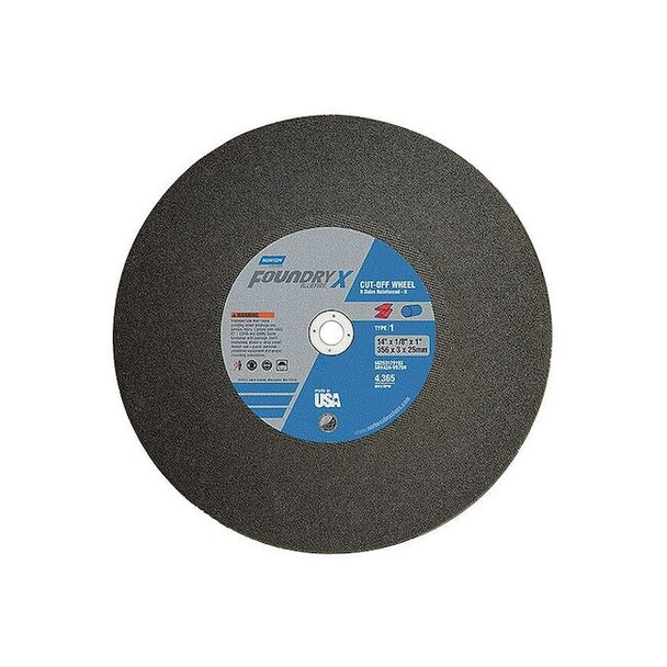 Norton Abrasives Cut-Off Wheel,20 in. Dia,ZA/AO,24G,Black 66253179366