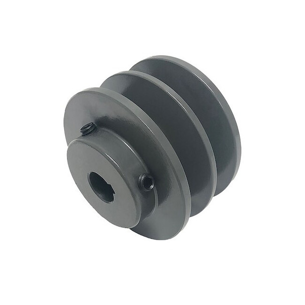 Manufacturer Varies V-Belt Pulley,7.75 in Out dia.,Cast Iron 2BK80X1-3/8