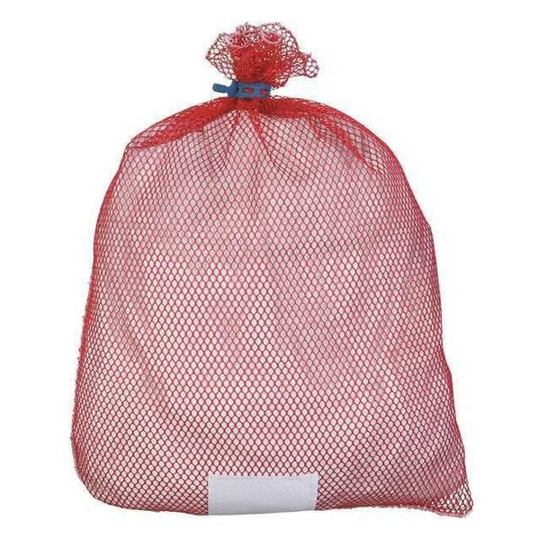 Manufacturer Varies Rubber Closure, Polyester, Laundry Bag, Red ID245157