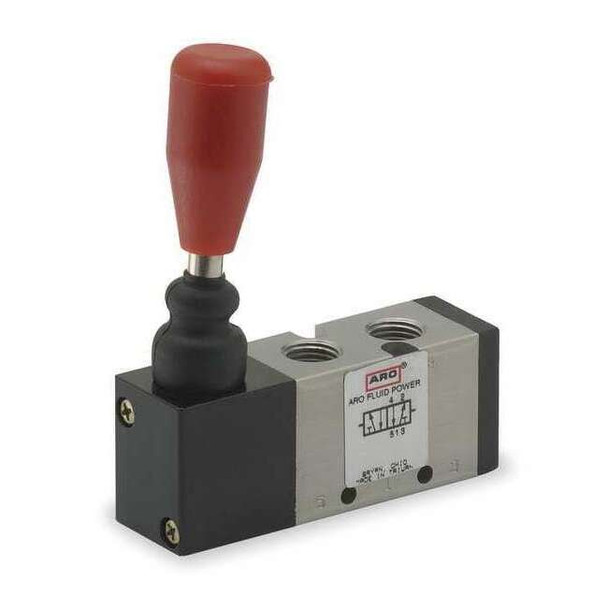 Aro Manual Air Control Valve,4-Way,1/4in NPT M212LS-R