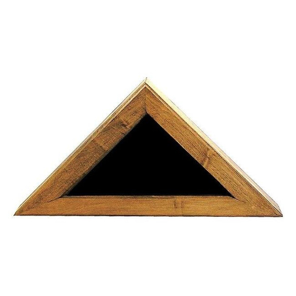 Annin Flagmakers Wooden Display Case,10in,Walnut 700235