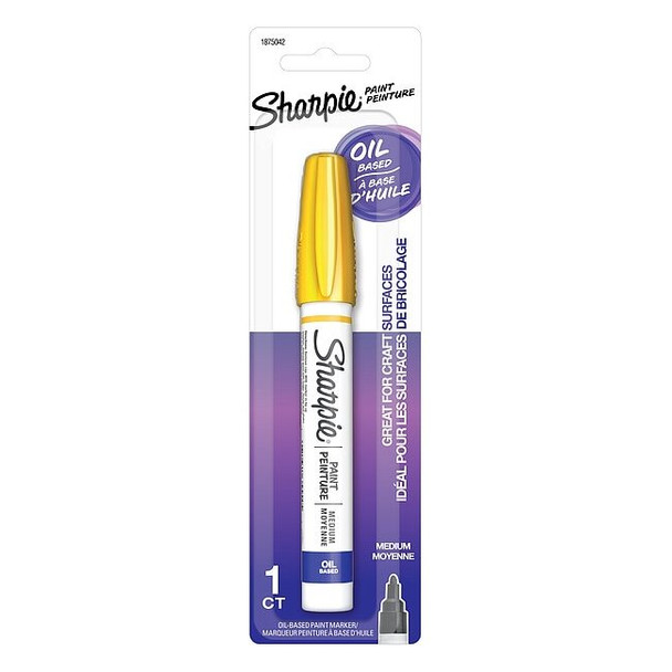 Sharpie Liquid Paint Marker, Yellow, Metal 1875042