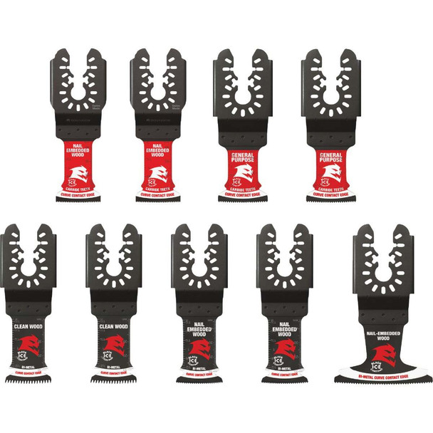 Diablo Universal Fit General Purpose Oscillating Blade Set (9-Piece) DOU9S