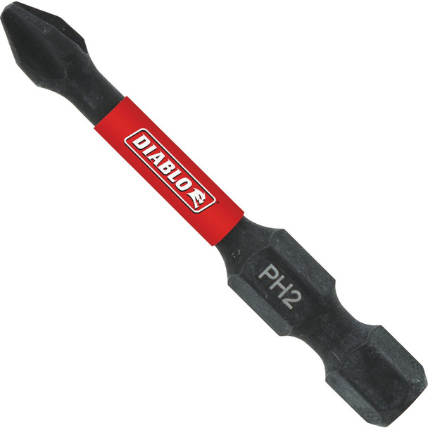 Diablo 2 In. Phillips #2 Impact Screwdriver Bit DPH22B Pack of 50
