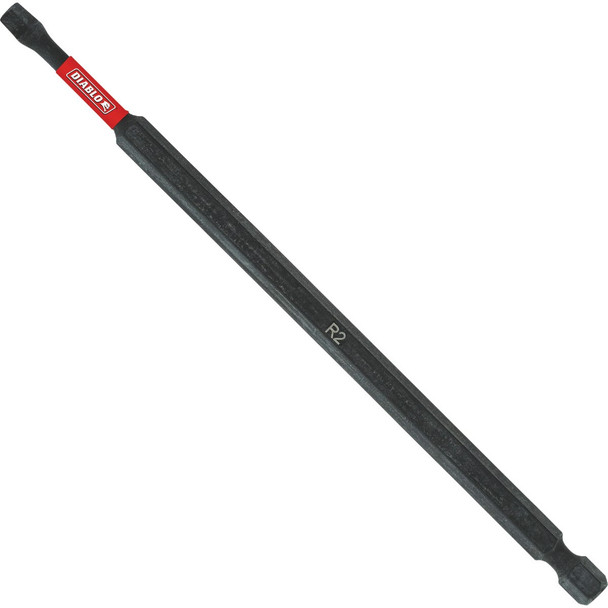 Diablo 6 In. Square #2 Impact Screwdriver Bit DSQ26B Pack of 50