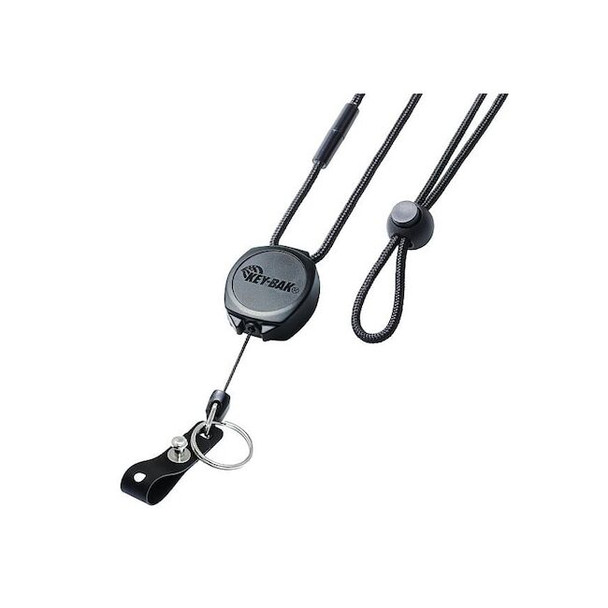 Key-Bak Badge Holder,3 3/4" Overall H 0KB12-0A42