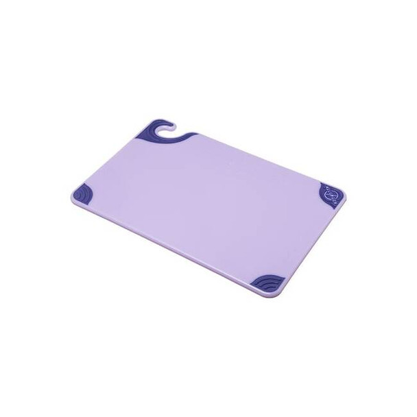 San Jamar Cutting Board,12x18,Purple CBG121812PR