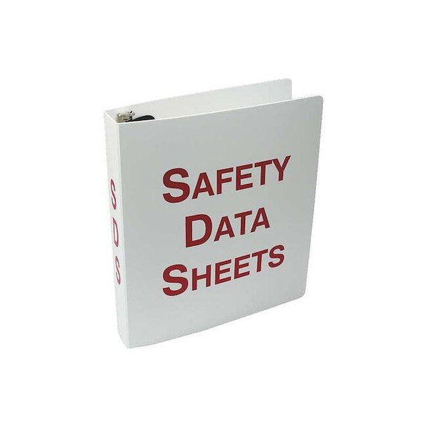 Accuform Binder, Safety Data Sheets, 11 3/4 in W, 11 5/8 in H ZRS634
