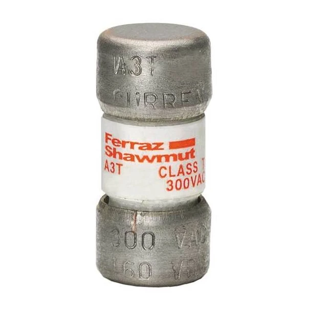 UL Class Fuse, T Class, Very Fast-Acting, 1A, 300V AC, Non-Indicating