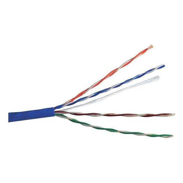Carol Cable,Cat 5e,24 AWG,1000 ft,Blue CR5.30.07