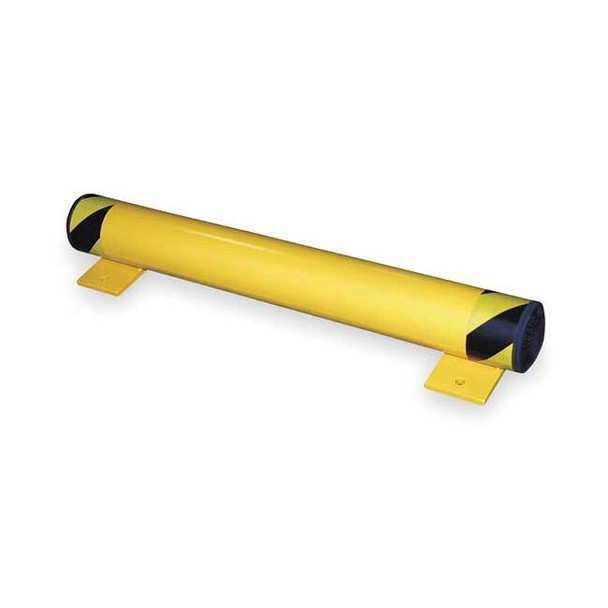 Manufacturer Varies Floor Stop Bollard,4-1/2",Yellow FSBOL-36