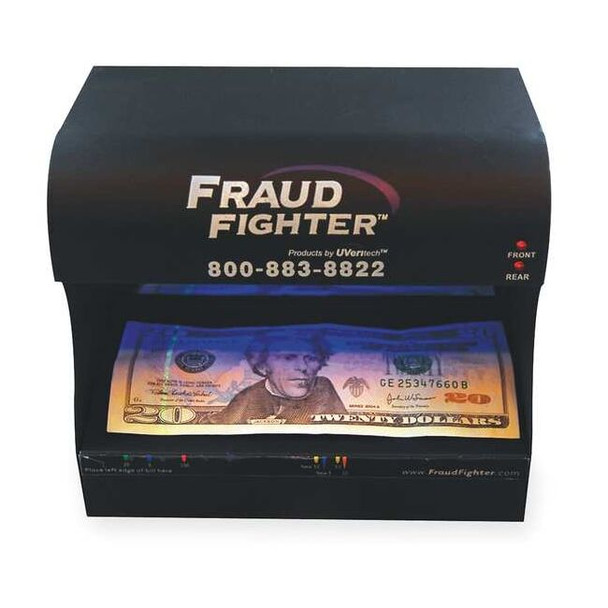 Cortech UVCounterfeitDetector,Black,3-1/2inH ULED-2000