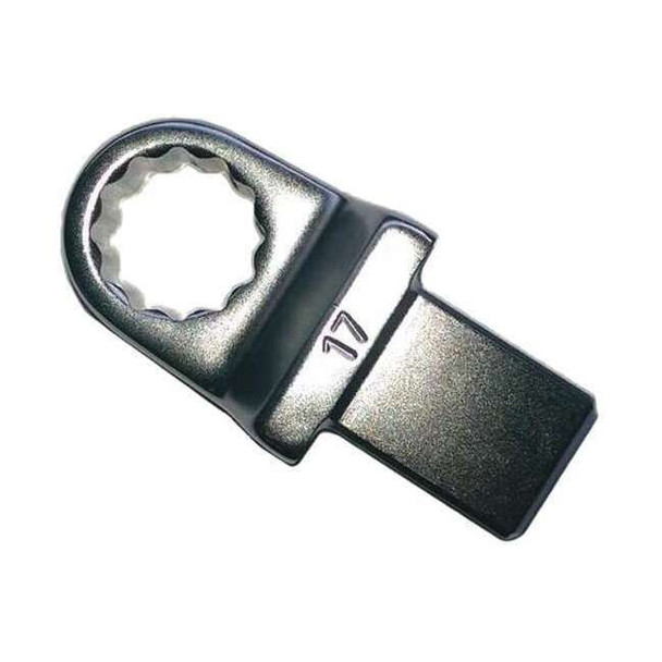 Westward Torque Wrench Head,Box End,17mm 19ZD05